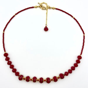 Кольє "Carmine and Gold"