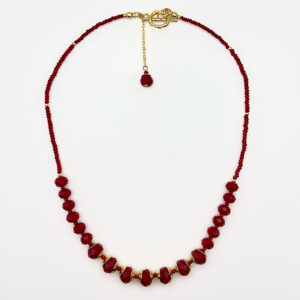 Кольє "Carmine and Gold"