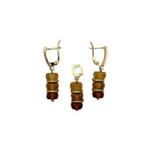 Набір (сережки, кулон) "Candy Beards"